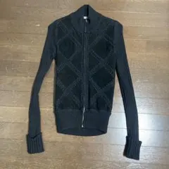 POU DOU DOU ブラックニットジャンパー