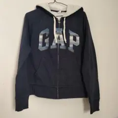 りょう様 専用【大人気】GAP ネイビー ジップアップパーカー S　00s