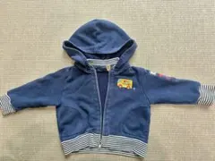 ミキハウス　フード付きアウター 80