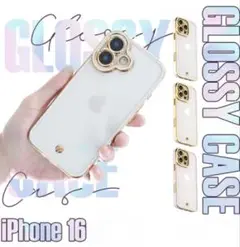 iPhone16ケース　Glossy Case 【未使用品に近い】