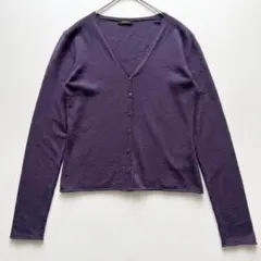 MaxMara✨MAX&Co. カーディガン ニット パープル Vネック M 春