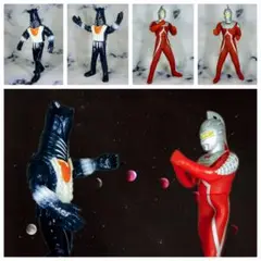 ウルトラセブンとペガッサ星人のソフビセット バンダイ 可動アクションフィギュア