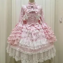 ALICE GIRL ロリータ ジャンスカ ブラウス ピンク - メルカリ