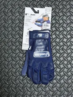 新品 フランクリン バッティンググローブ 打撃用 手袋 グラブ M ネイビー