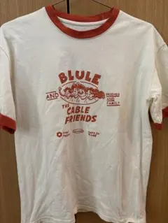 半袖　vintage リンガーTシャツ　ケーブルフレンズ