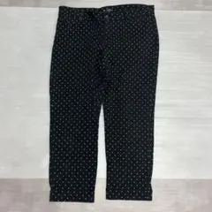 gap ギャップ　ドット柄カジュアルパンツ ブラック 八分丈のサムネイル