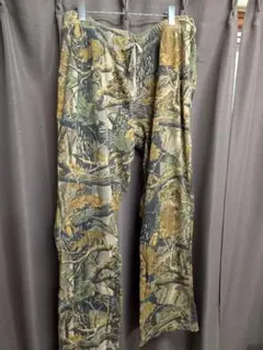 Cabelas カモフラ　コットンスエットパンツ　L