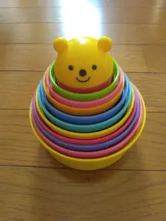 Combi くまさん スタッキングカップ 知育玩具のサムネイル