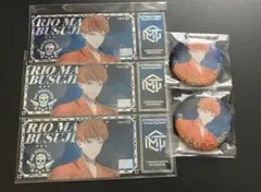 ヒプマイ オンラインくじ 缶バッジ チケット風ホログラムカード 理鶯