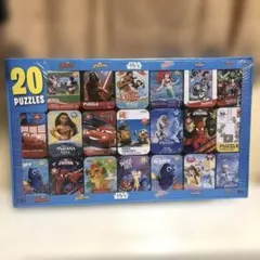 【レア】ディズニー　ジグソーパズル20種類セット　未開封品　コストコ購入品のサムネイル