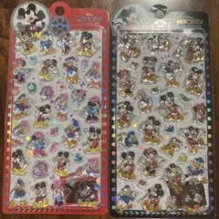 正規品 ボンボンドロップ シール ミッキー ディズニー3D立体　2枚セット
