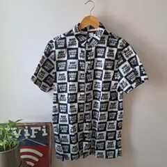 【H&M】★チェッカー柄・総柄半袖ボタンシャツのサムネイル
