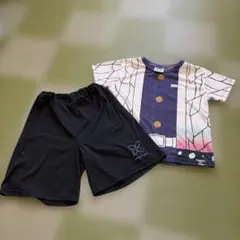 女の子　鬼滅の刃デザイン パジャマ 120cm