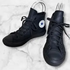 コンバース　ハイカットスニーカー　ブラック黒　オールスターライト　撥水