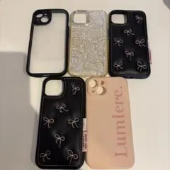 iPhone14・15用スマホケースセット