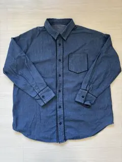 と*こ様 アンティカ ダークブルー 長袖シャツ Mサイズ