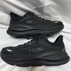 HOKA ブラック ランニングシューズ