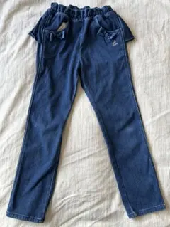 ミキハウス フリル付きデニムパンツ　120.cm