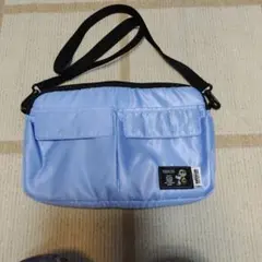 スヌーピー ライトブルー ショルダーバッグ