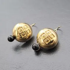GIVENCHY ジバンシー ゴールド ピアス フック ロゴ レディースのサムネイル