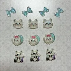 ちいかわ　モモンガ　ネイルパーツ ＋おまけ　リボンのサムネイル