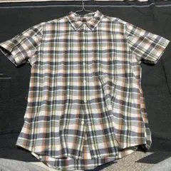 Old Gap 半袖チェックシャツ Lサイズ