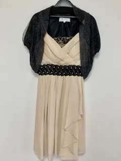 未使用フォーマルドレス&ボレロ / ワンピース/ ベージュ
