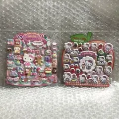 韓国限定 サンリオ マシュマロシール ぷっくりシール シール帳 キティ カフェ