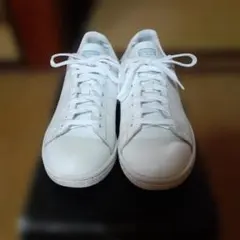 美品 アディダス スタンスミス J ホワイト/デニム 24cm