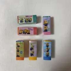 ミニオン 消しゴム 6個セット