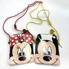 ミッキー ミニー パスケース 2個セット