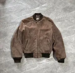Schott 80s スエード レザージャケット ボンバージャケット MA-1型 Schott 80s スエード レザージャケット ボンバージャケット MA-1型