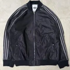 最終値下げ）adidas SST PLEATHER TRACK TOP - メルカリ