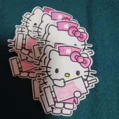25922❤医療好き(❀ᴗ͈ˬᴗ͈)"新品 キティナースワッペン1枚分