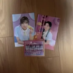TWICE コラボカフェ　特典ポストカード　ステッカーセット