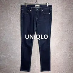 UNIQLO ユニクロ ストレートストレッチデニムパンツ 27インチ