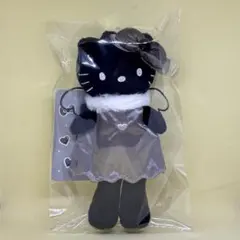 ハローキティ　スタイルアップマスコット　エンジェル　ブラック