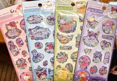 【正規品】サンリオ　水シール　ウォーターシール4枚セット