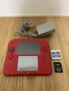 ニンテンドー2DS レッド 本体 + ポケモンソフト