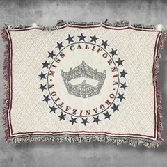 BPJT ミスコン ラグ ビンテージ古着 ミス カリフォルニア アメリカ 王冠