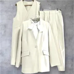 【新品タグ付】イオン 15号 4点セット セレモニースーツアイボリー