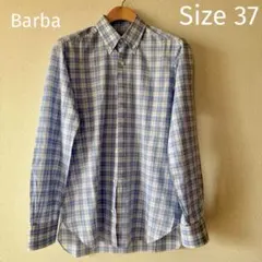 BARBA NAPOLI チェック柄 ボタンダウンシャツのサムネイル