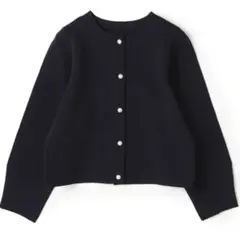 【Me work】小川彰子さん監修 ニットジャケット(ネイビー)のサムネイル