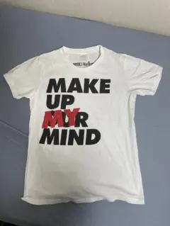 ホワイトTシャツ MAKE UP MY MIND marlboro