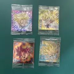 ドラゴンボール 超戦士シールウエハース超★超絶感謝の十周年【４枚セット】