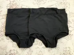 産前妊婦帯腹帯pigeon 妊娠初期から腰サポートパンツ 黒　２枚セット