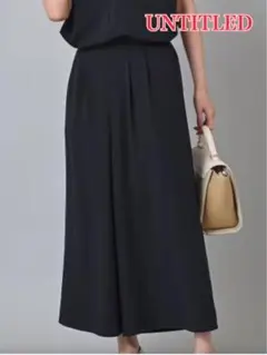アンタイトル リラックスガウチョパンツ　未使用品