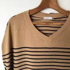 ELLE エル リボンが可愛いサマーニット