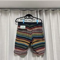 Lee カラフルストライプ ショートパンツ