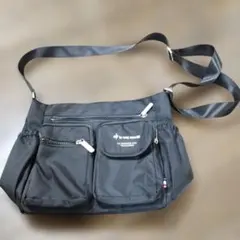 le coq sportif ブラックショルダーバッグ